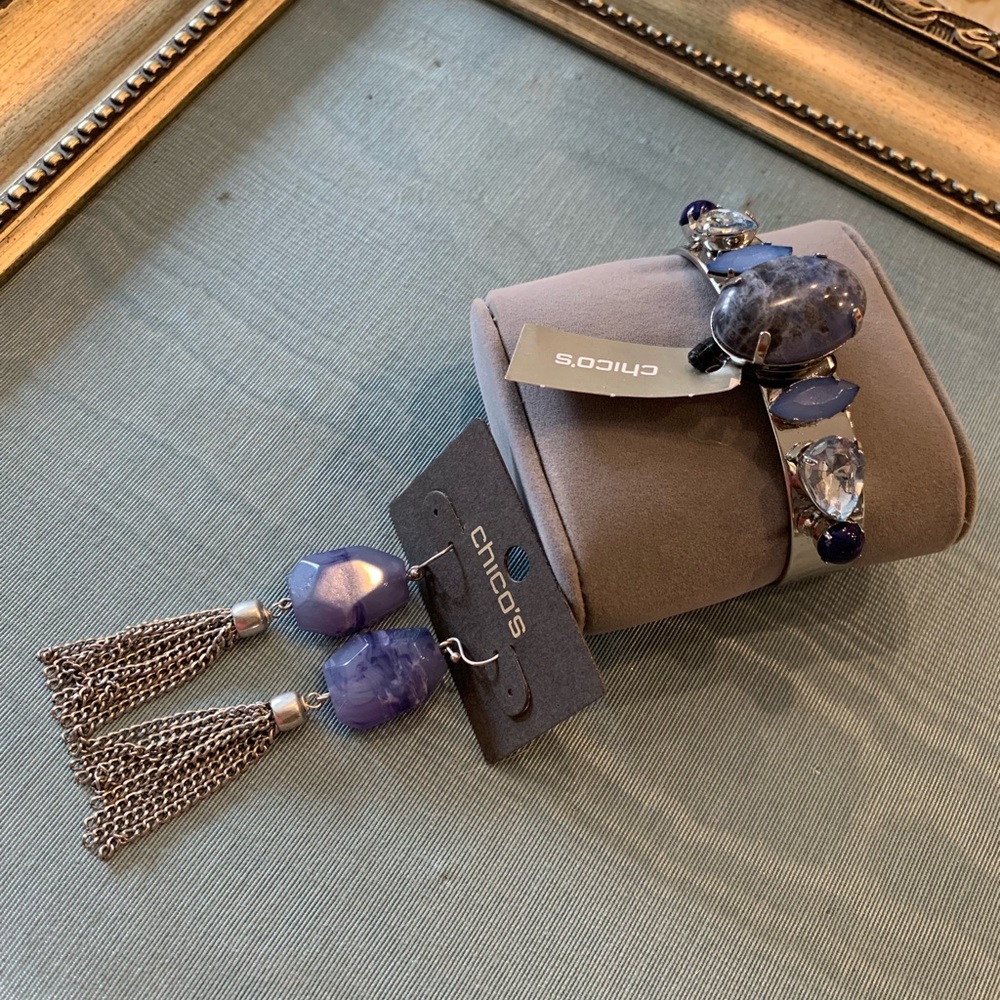 Chico’s Bracelet & Earrings - Picture 8 of 8